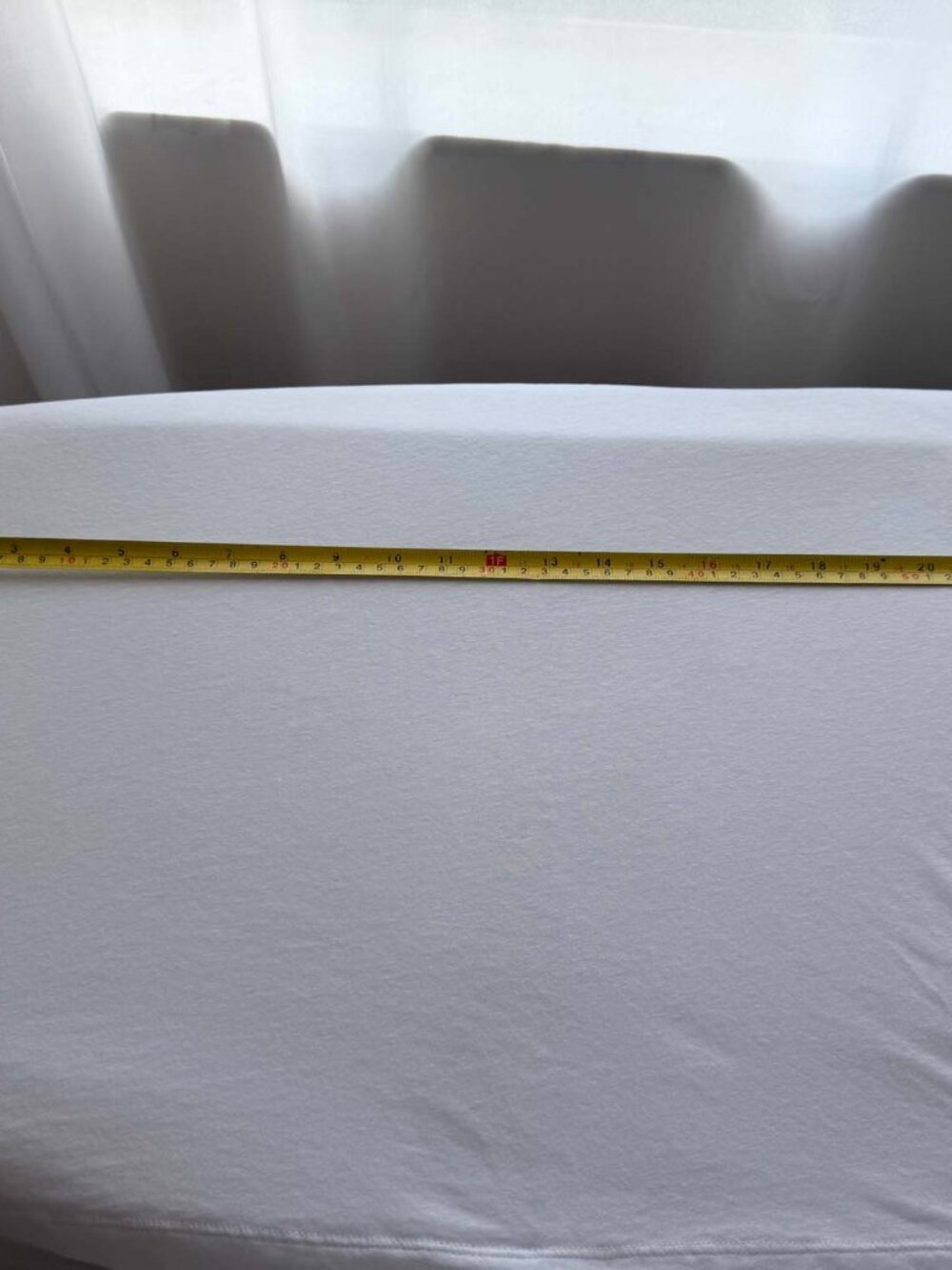 Vince White Tencel Linen Raw Edge Long Sleeve Top M - Picture 13 of 16